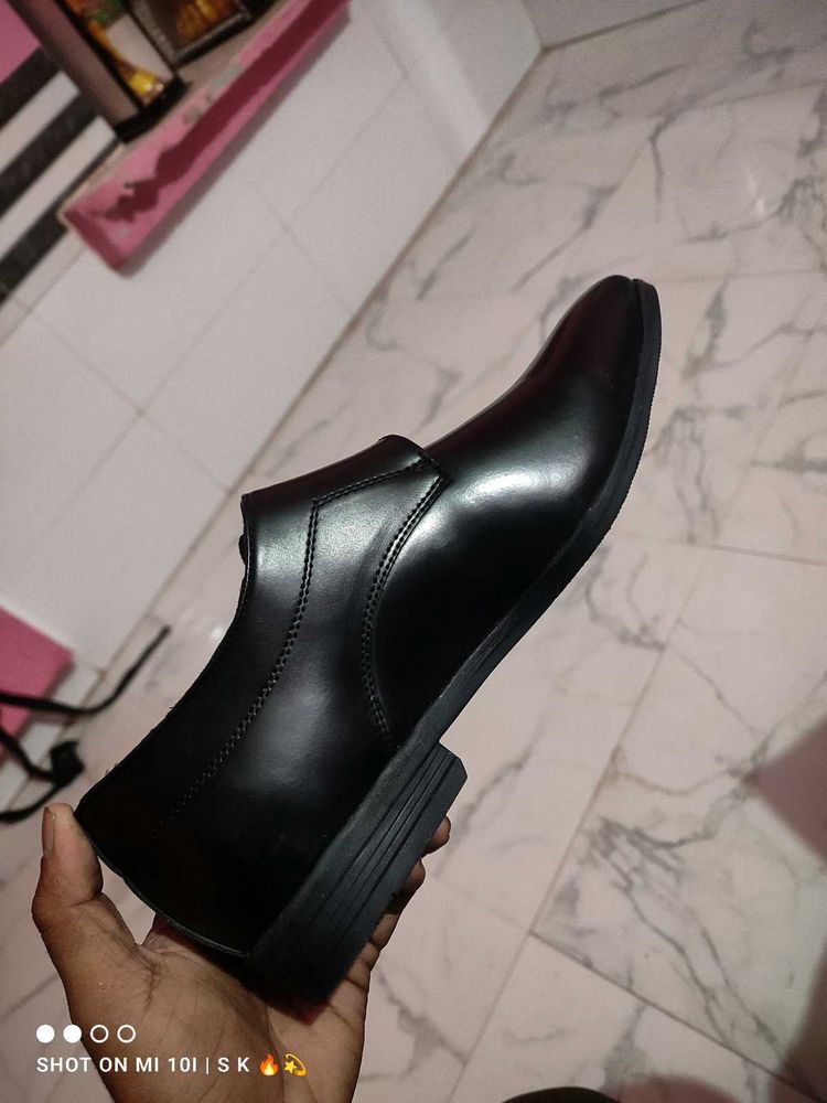 Black Formal Shoes 42 Fixed Price