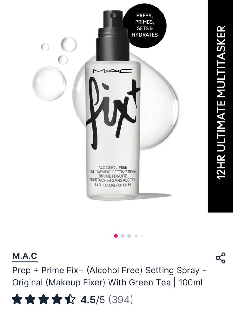 MAC Setting Spray (Spray Nozzle Not Working)
