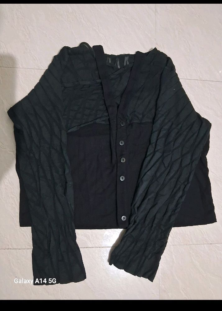 Very Pretty Black Party Wear Top