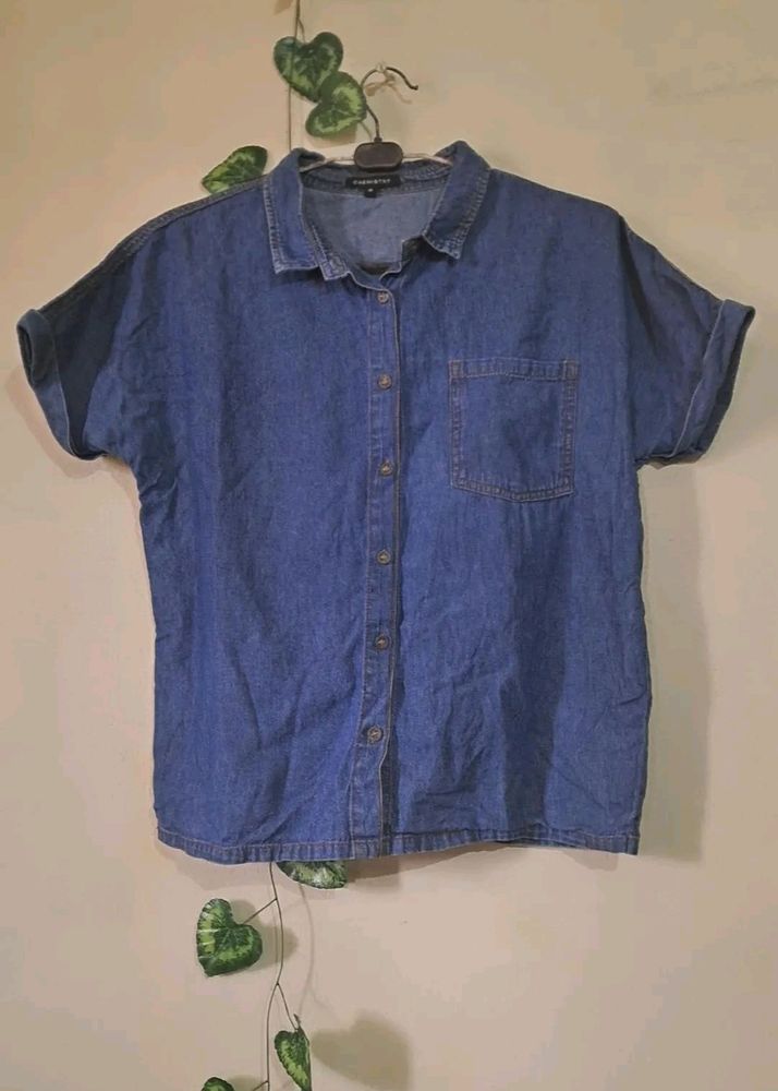 Chemistry Denim Shirt💜