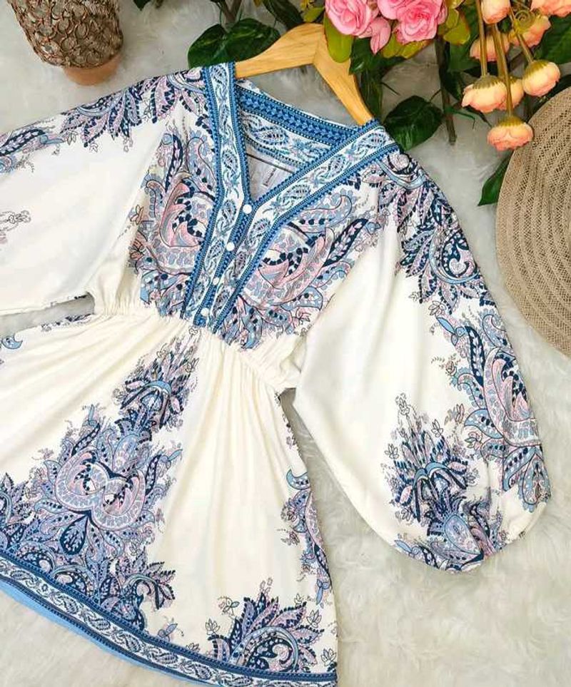 Boho Print Top