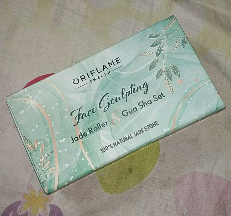 Face Sculpting Jade Roller &amp; Gua Sha Set