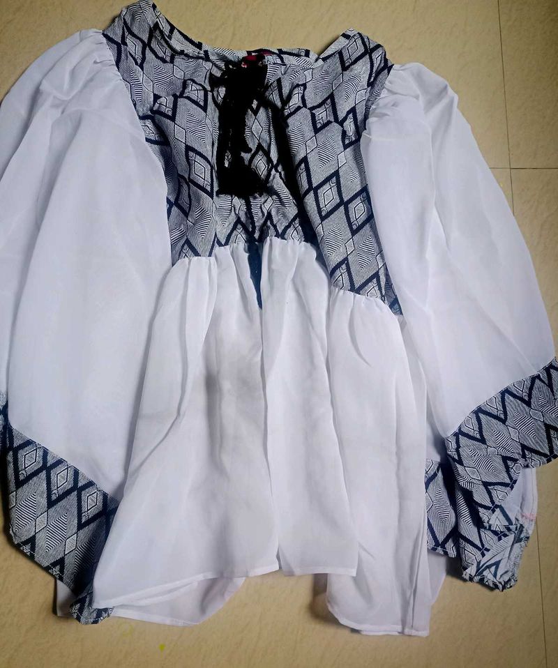 White Boho Top