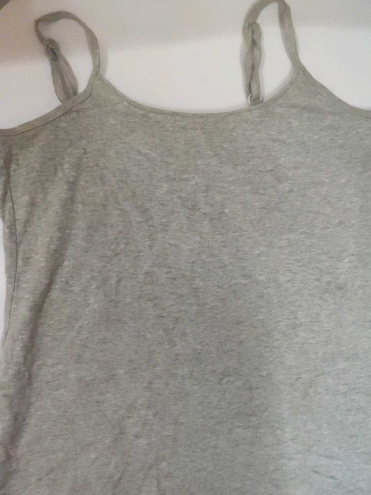 Gray Basic Tank Top