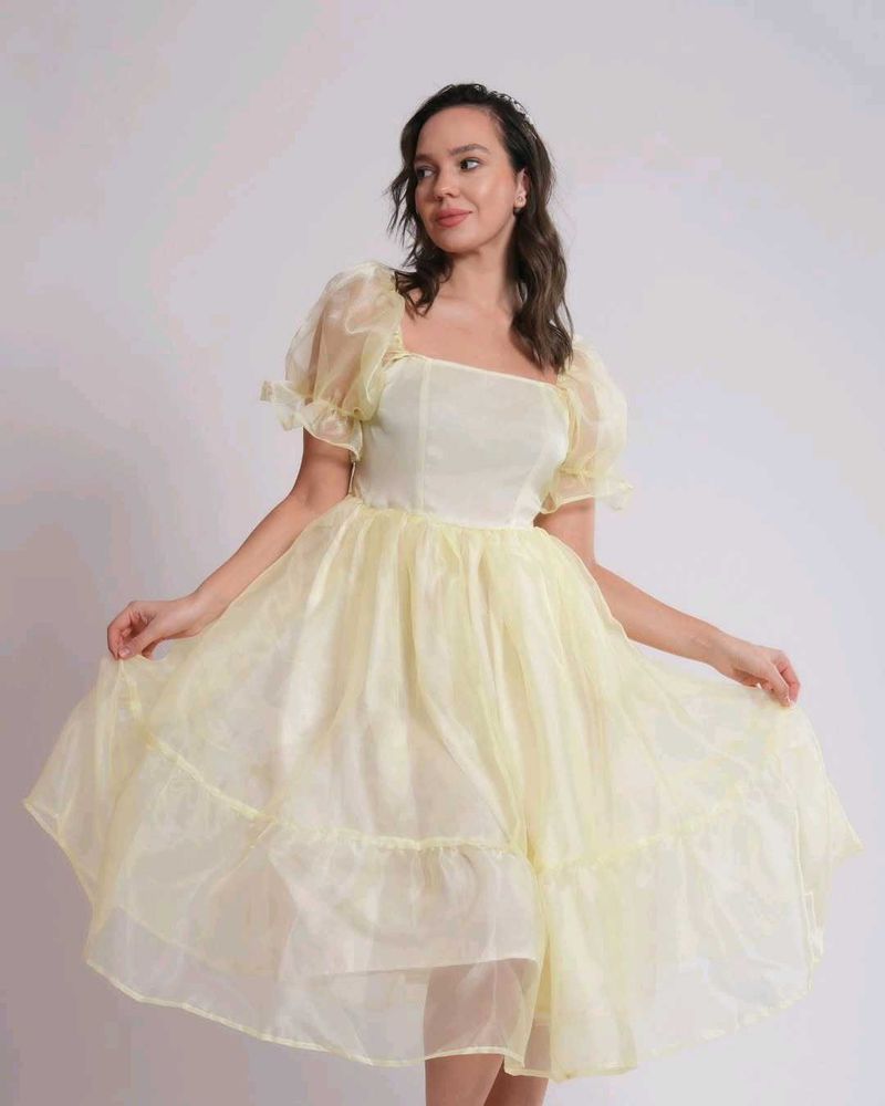 Yellow Cloud dress