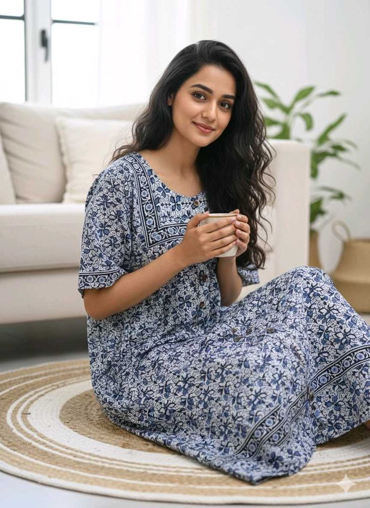 Floral Print Nightsuit