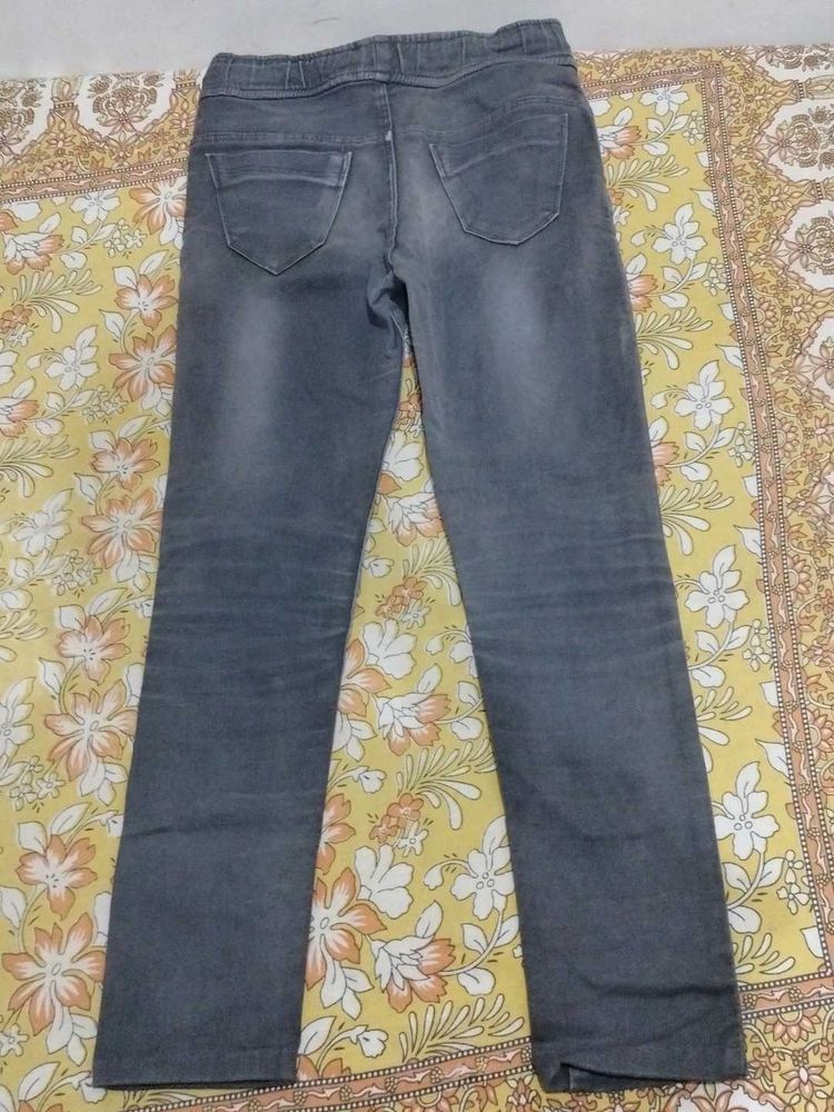 Gray Denim Jeans