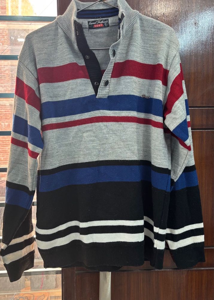 Striped Knit Sweater