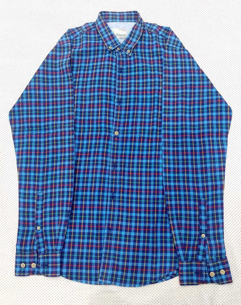 Peter England Checkered Casual Shirt