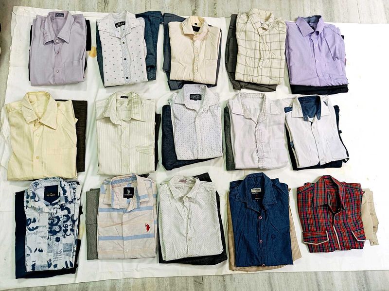 Big Loot 🤑 Deal Pack Of 15 Formal Pent And Shirts