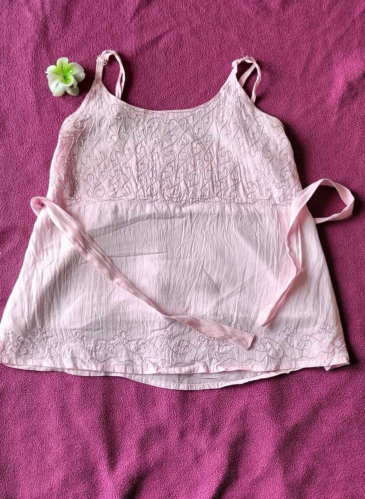 Pink Top &amp; Kurti Set