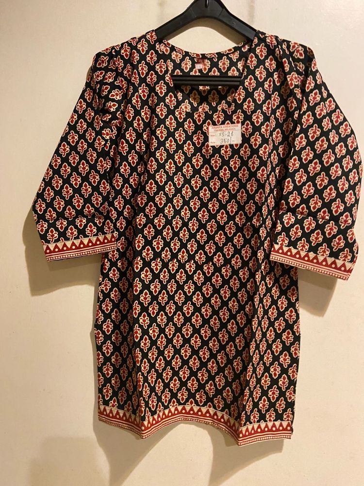 Printed Tunic Top