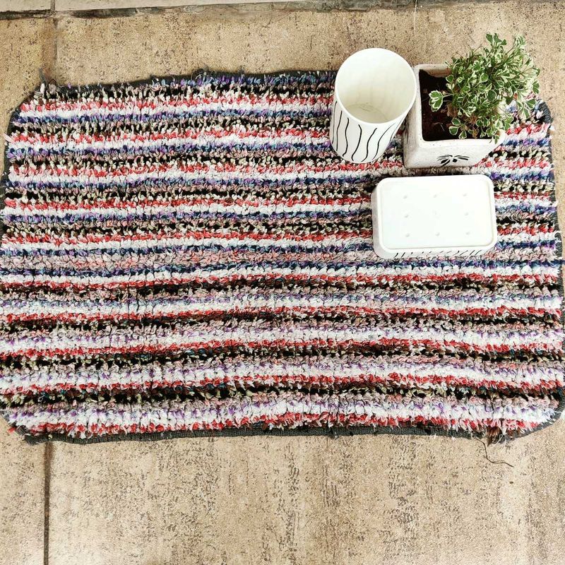 Bathroom Mat, Soap Case And Tooth Brush Holder