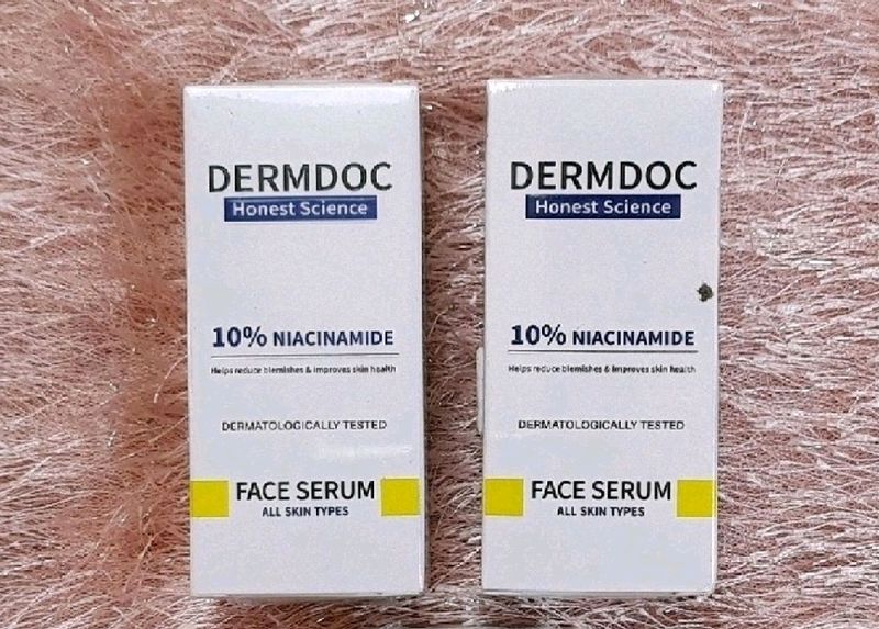 2 Pcs Dermdoc 10% Niacinamide Face Serum