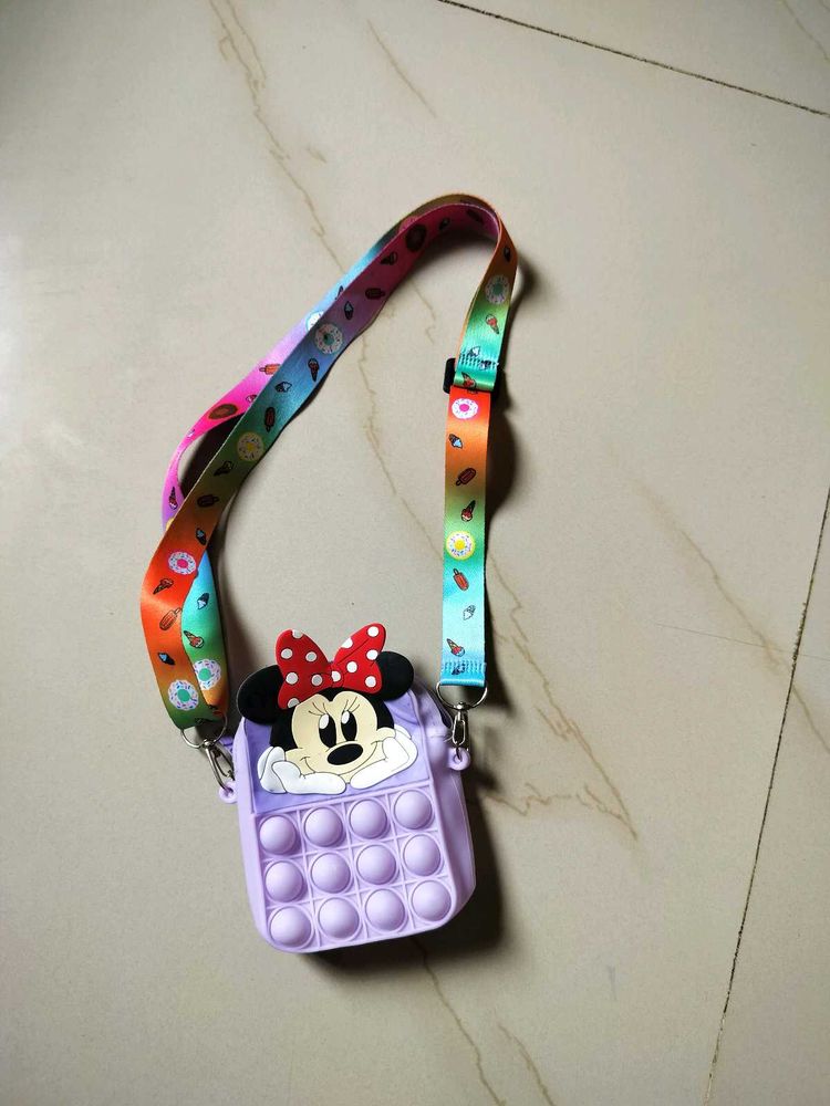Cute Silicone Poppit Bag For Kids