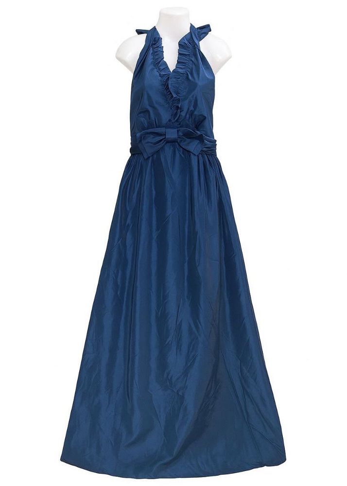 Elegant Blue Maxi Dress