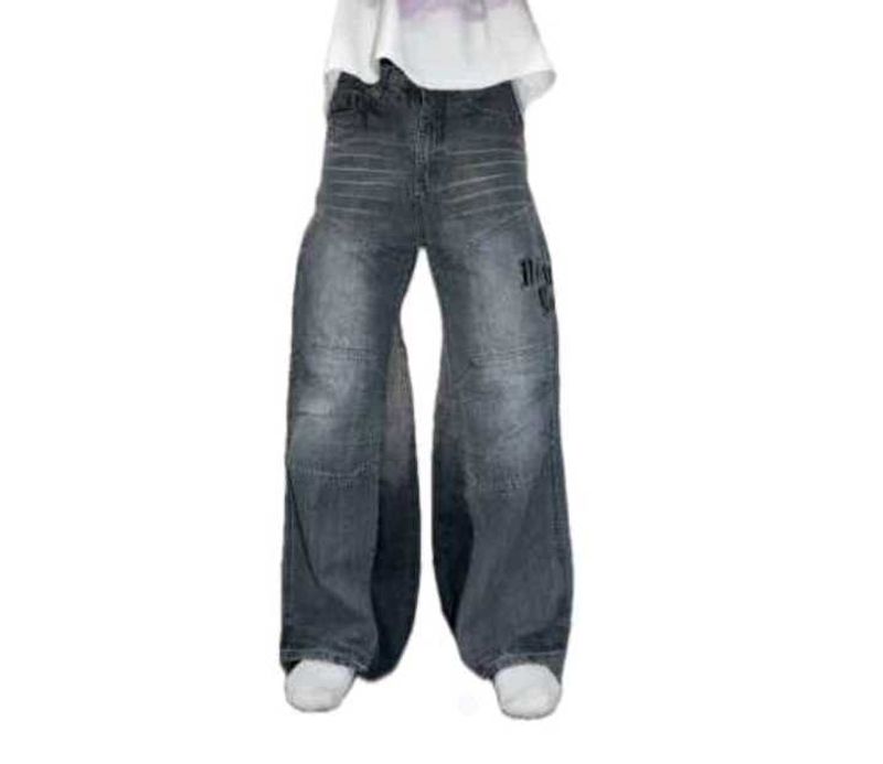 Baggy Black Wash Spidey  y2k Jeans