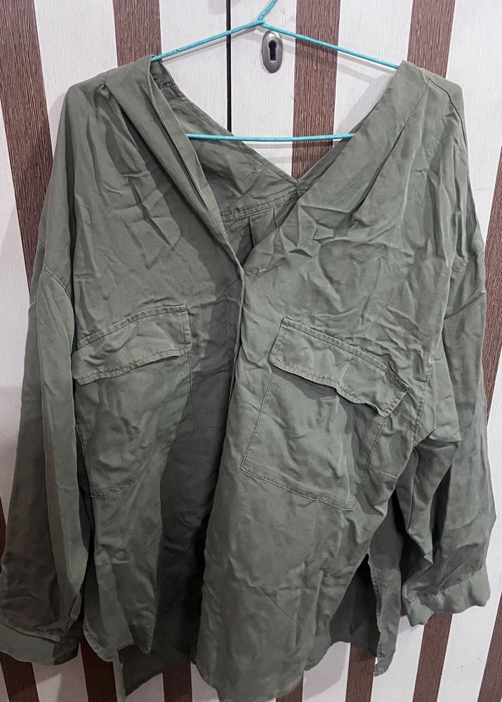 Oversized Shirt For Office Use