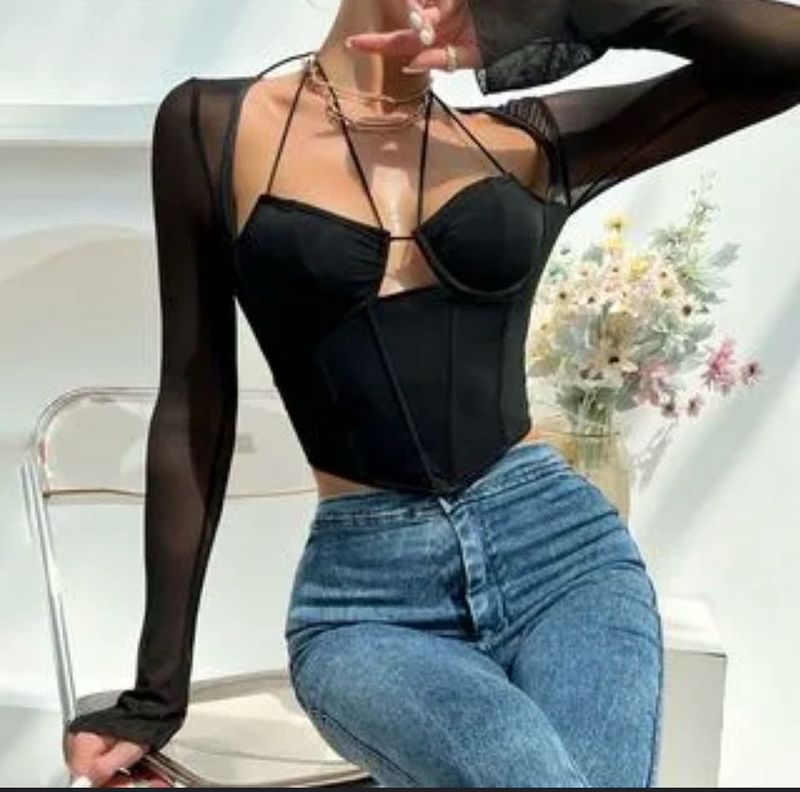 Black Corset Top