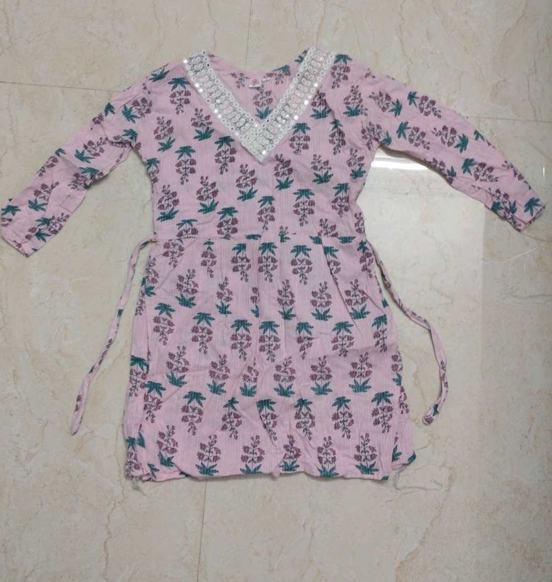 Floral Print Girls Dress