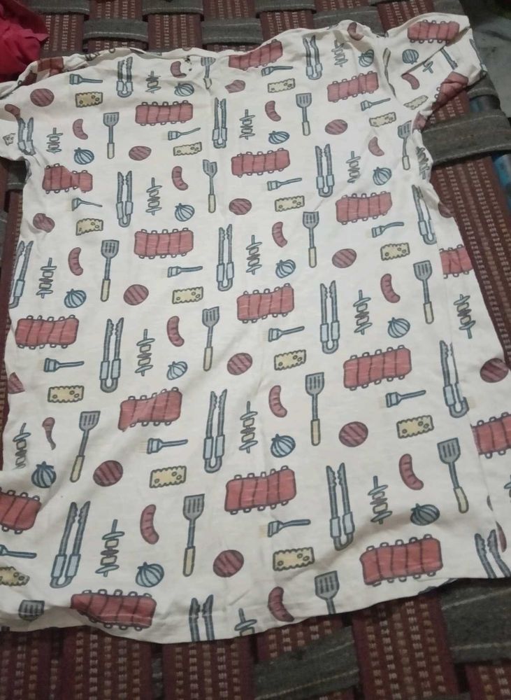 Fun Graphic Print Tee