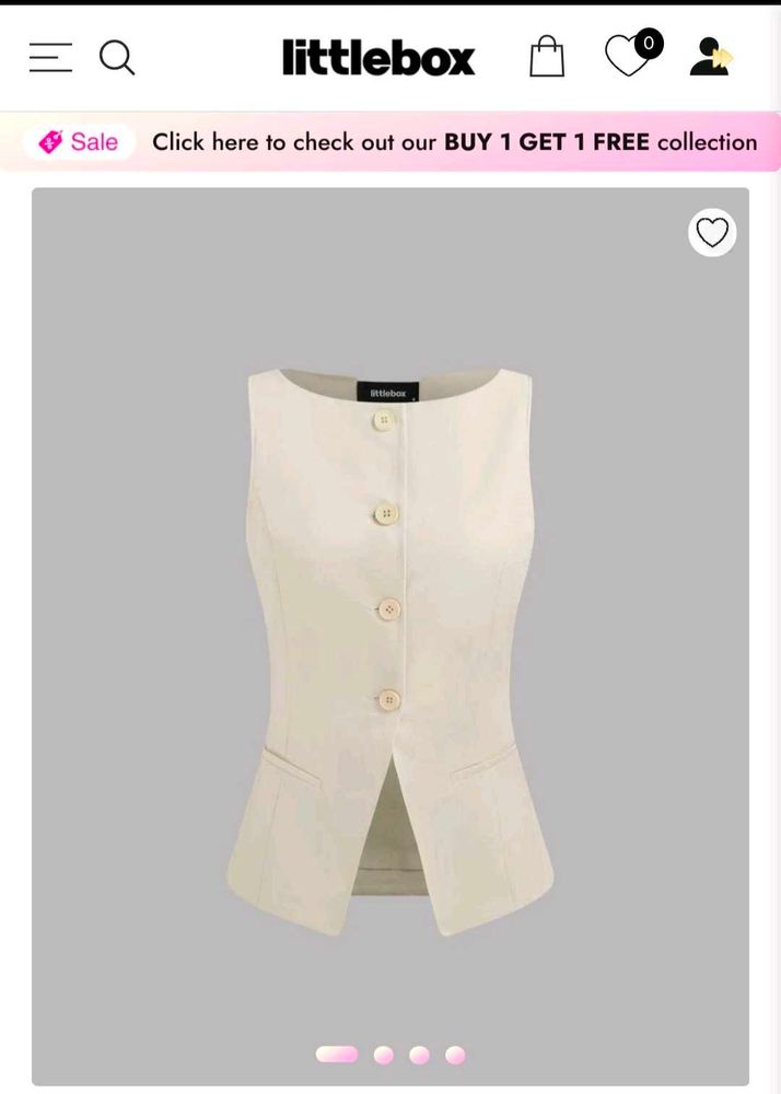 Chic Sleeveless vest top