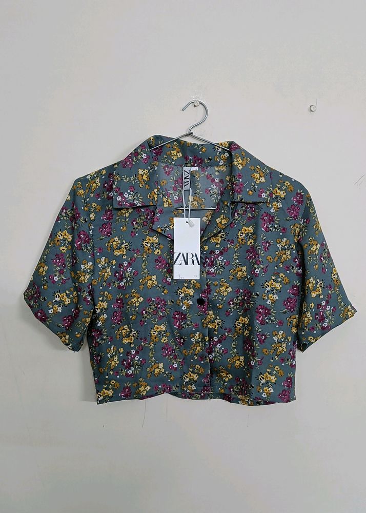 Zara Crop Shirt