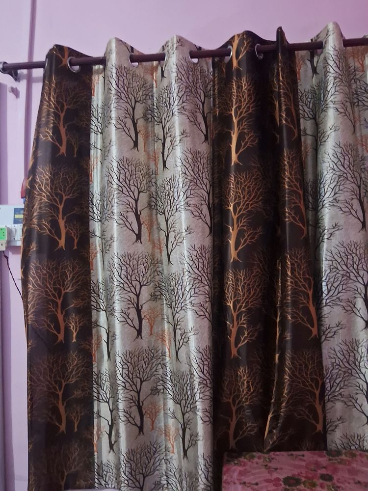CURTATIN FOR WINDOW SIZE 4 FEET * 5 FEE Set Of 3
