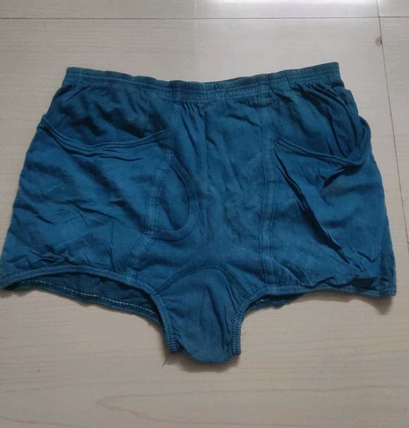 Blue Cotton Briefs