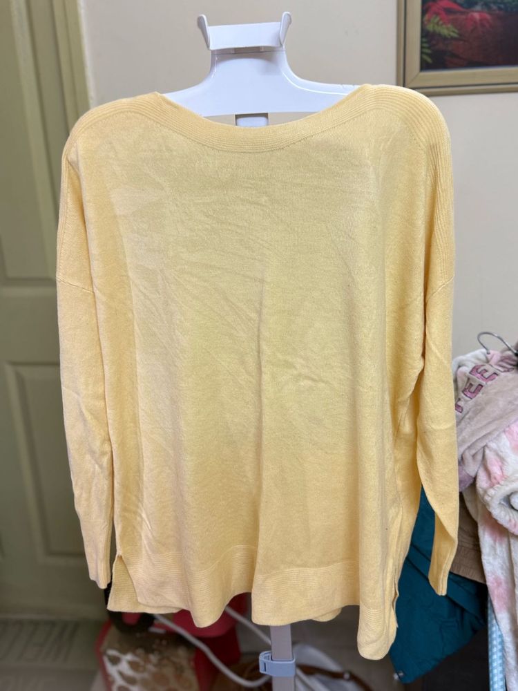 Yellow Long Sleeve Top