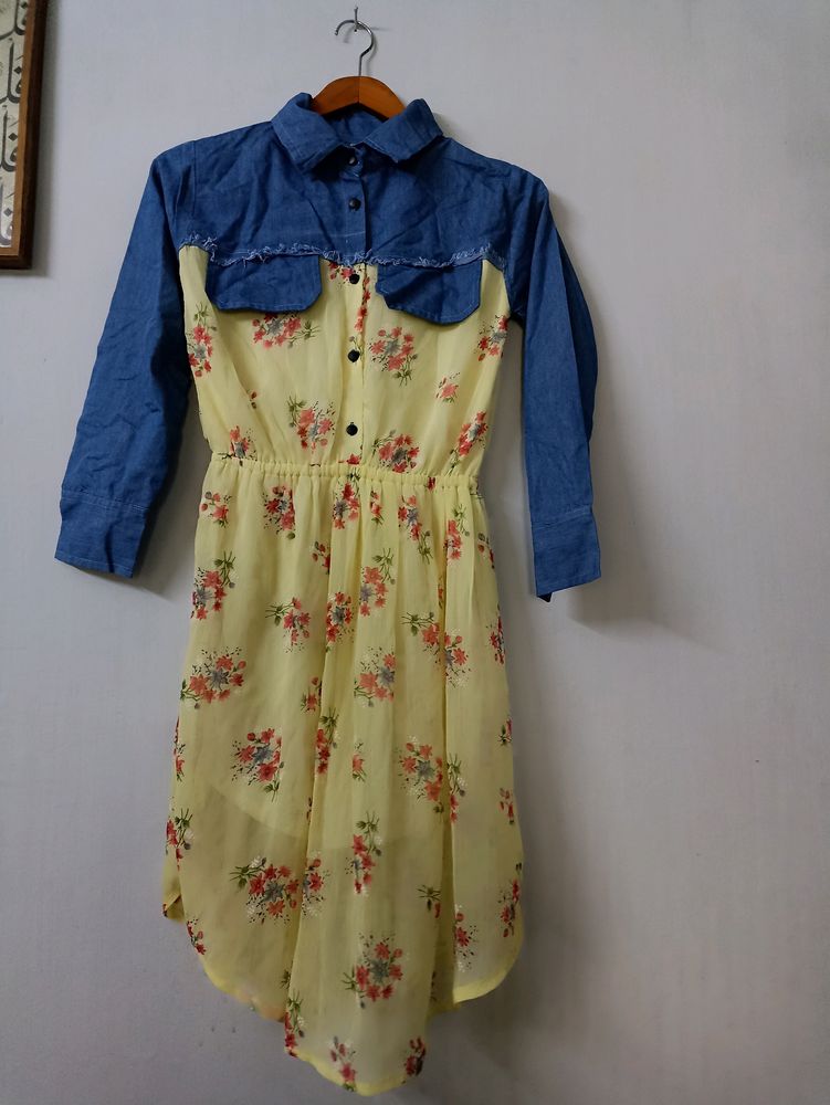 Jeans &amp; chiffon top