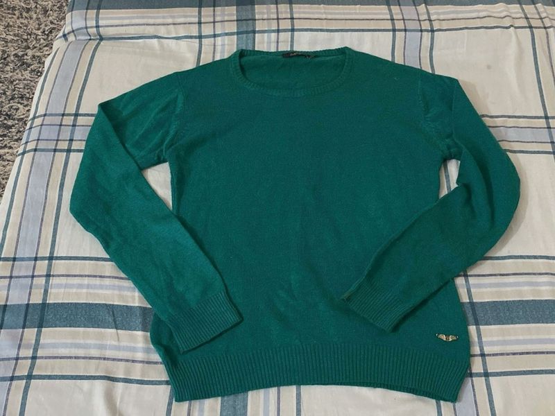 Green Knit Sweater