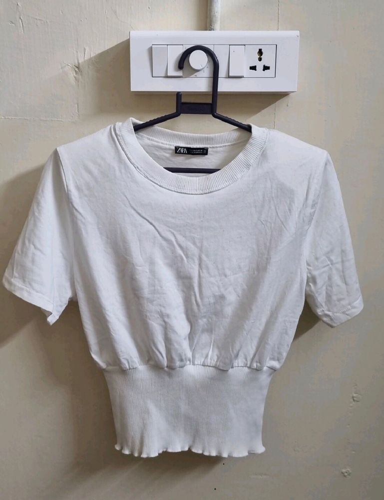 Zara White  Top