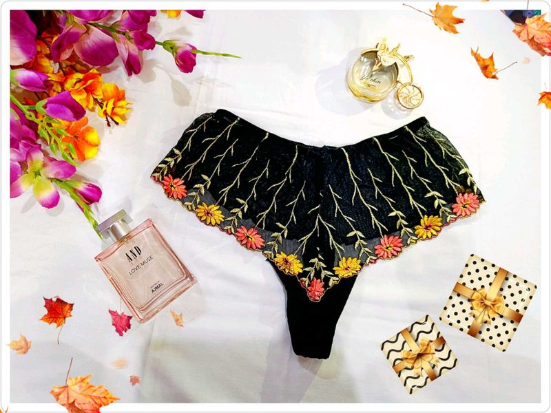 🇭🇲🖤💫 Imported Umbrella Pattern Thong