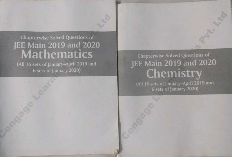 JEE Main Math &amp; Chemistry Previous Papers