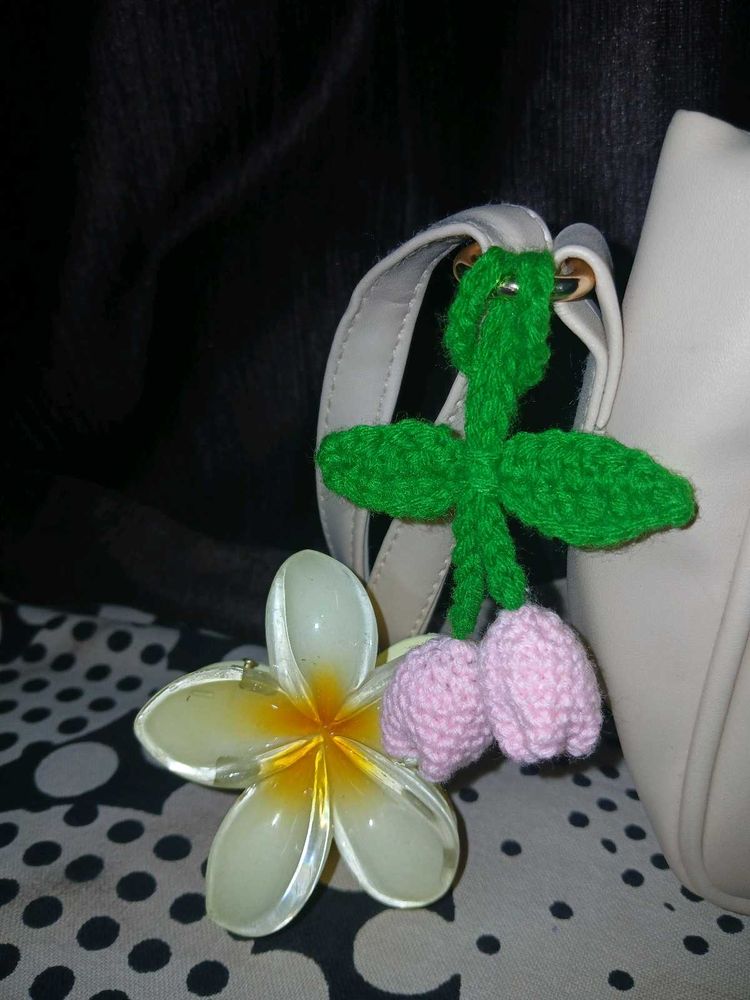 Flower Bag Charm