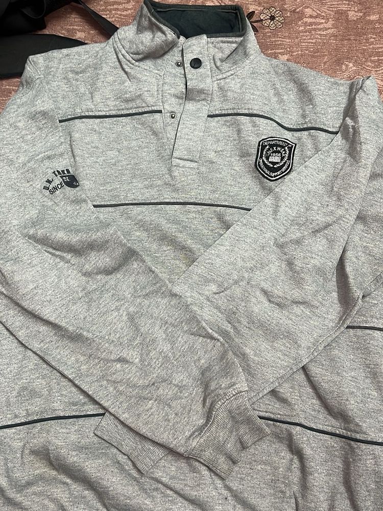 Gray Pullover Sweater