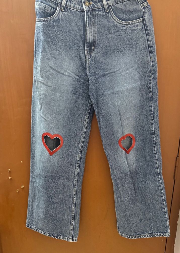 Sweetheart Cut Denim