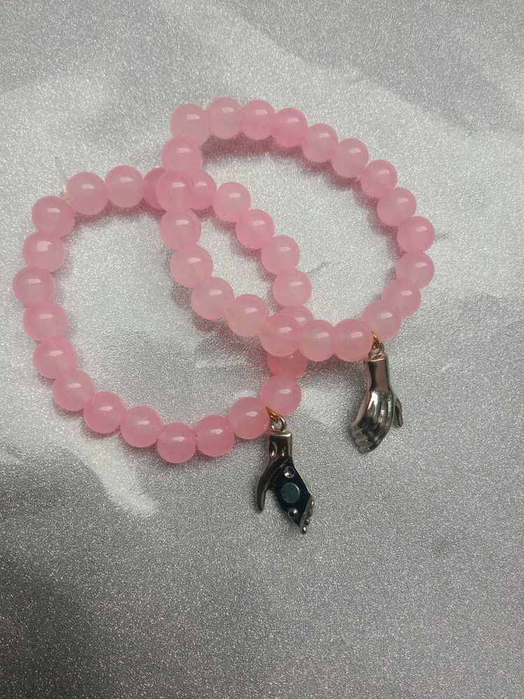 Rose Quartz Bracelet Set