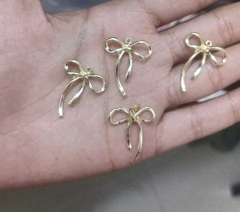 Bow Charms (Set of 4)