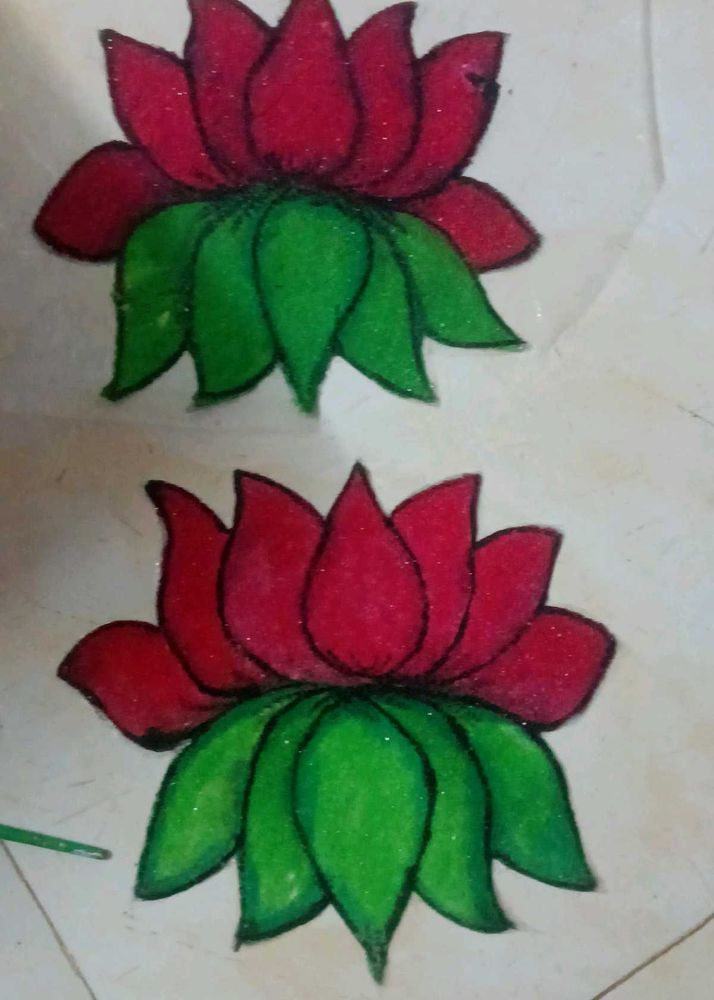 Ready To Rangoli Lotus