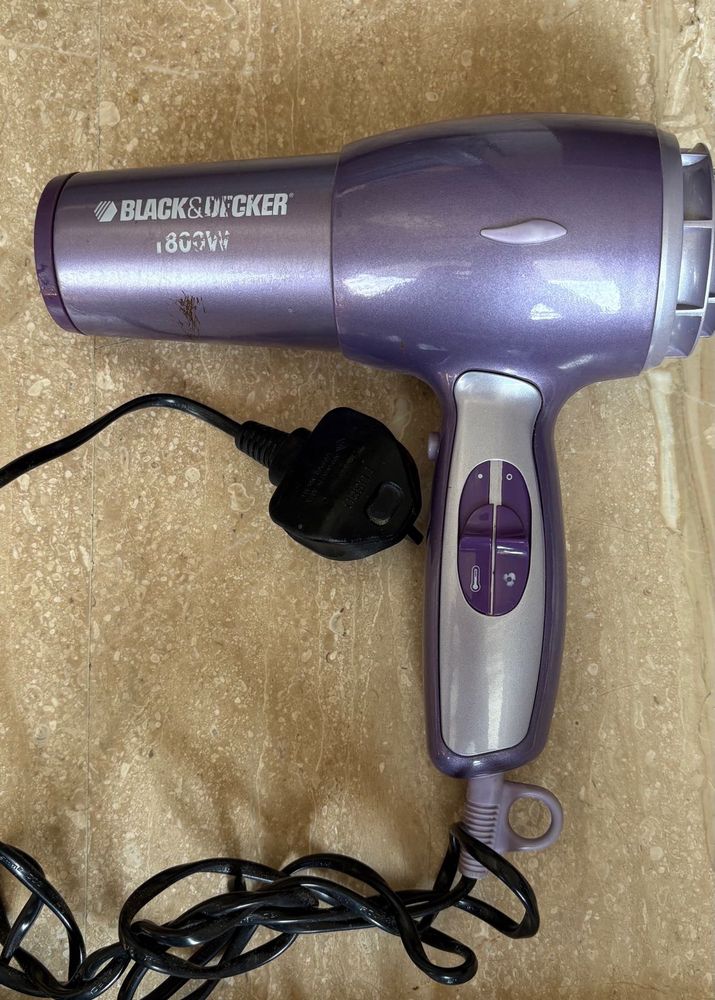 black and decker 1800 w dryer