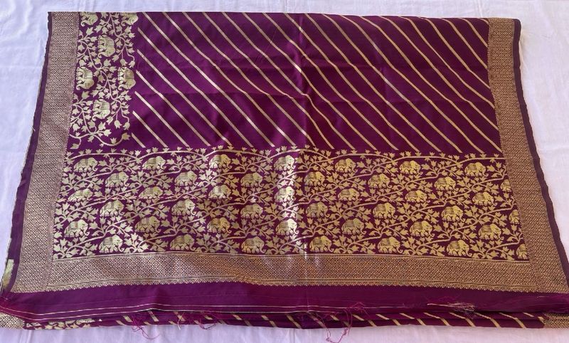 Elegant Magenta Saree