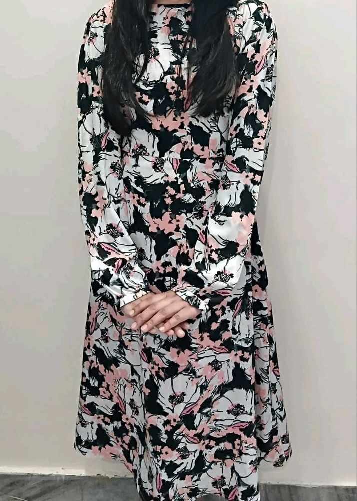 Floral Print Midi Dress