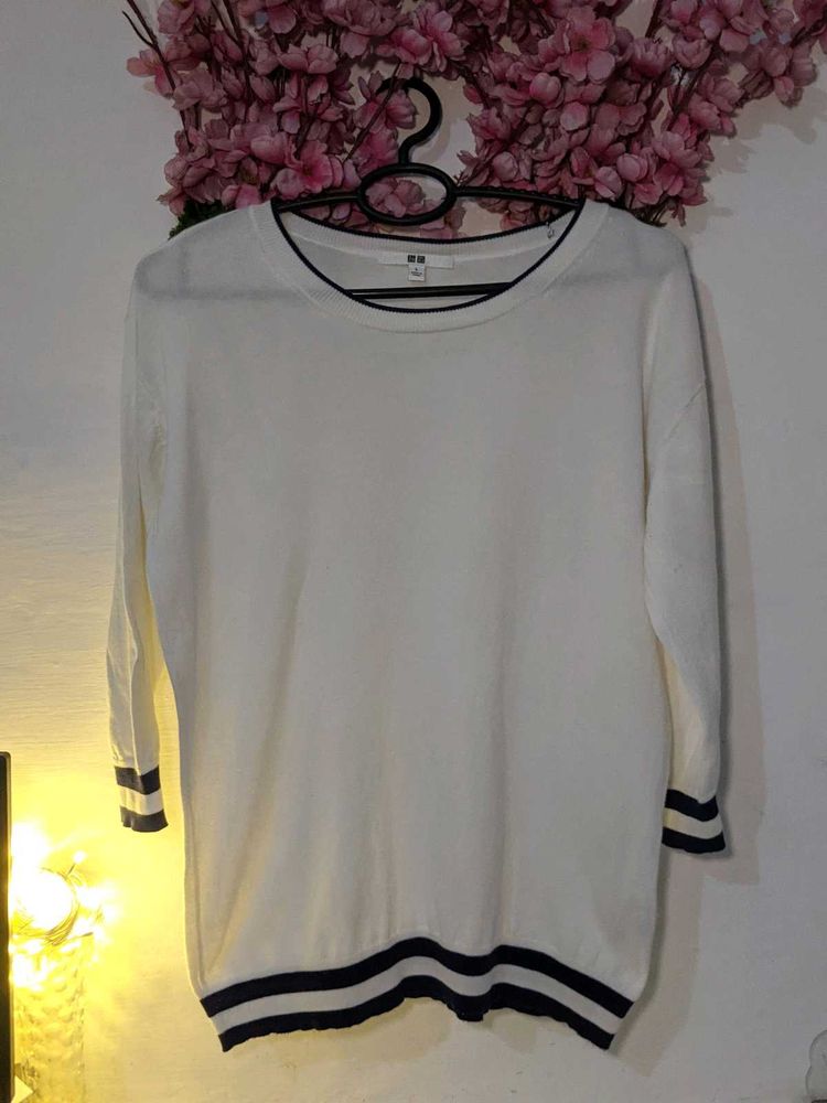 Korean Style College Wear Woolen Top