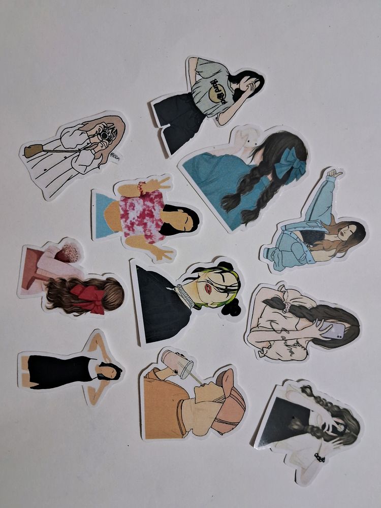 Cute Aesthetic Girl Stickers💗 🎀💙🦋✨️