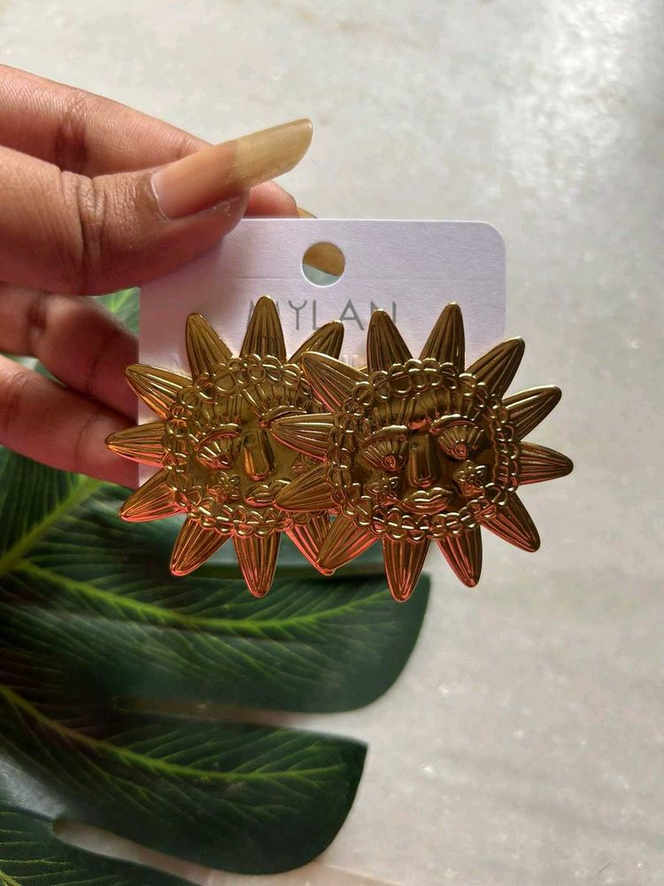 Statement Gold Earrings