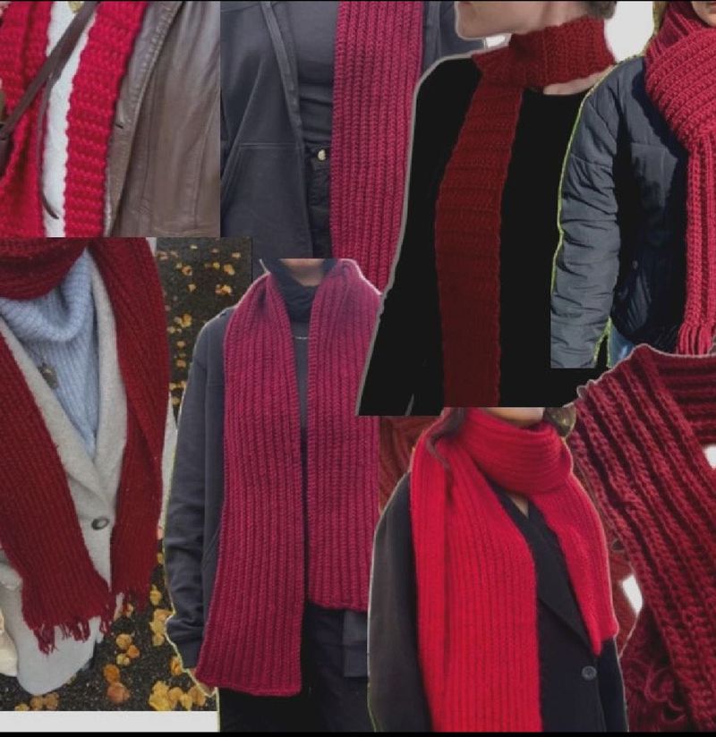 Mikasa red scarf 🧣