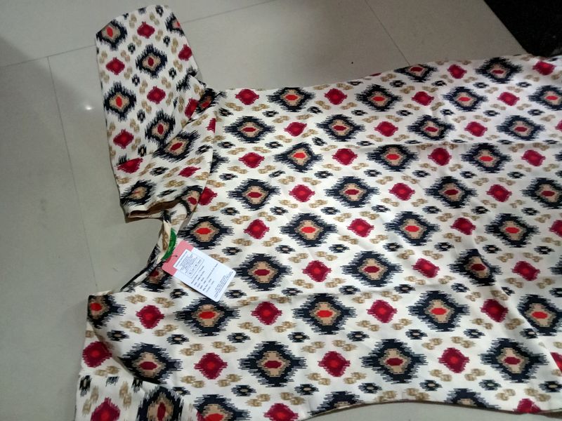 Patterned Kurti Top