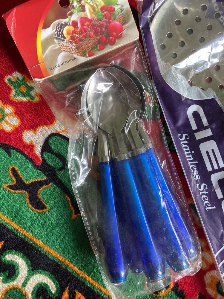 Brand New Sealed Packats Of Spoons N Ladels
